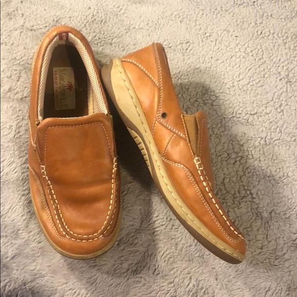 Margaritaville Mens Anchor Slip On Boat Shoes Sz 8 - Picture 5 of 8